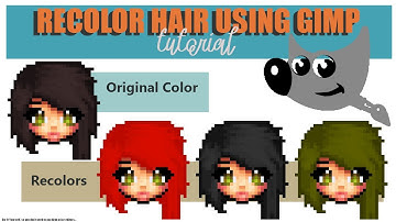 HOW TO RECOLOR GRAAL HEAD ON GIMP - GRAAL HEAD RECOLOR TUTORIAL - GRAAL HEAD RECOLOR ON GIMP