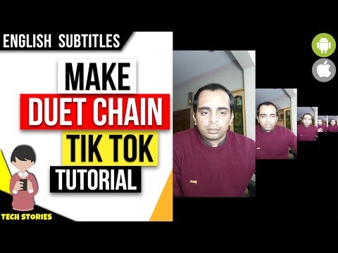 New Duet Chain Trend on Tik Tok Tutorial @TechStories
