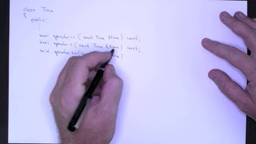 Overloading Operators for the Time Class