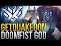 Getquakedon  doomfist god  overwatch montage