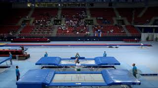 Clarke Dominic Aus - 2017 Trampoline Worlds, Sofia Bul - Qualification Trampoline Routine 1