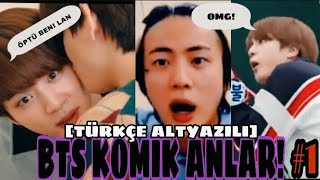 BTS KOMIK / TATLI ANLAR [Türkçe Altyazılı] 2020-2021 #1| Gülmeme Chllange | BTS funny moments