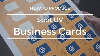 Creating Spot UV Business Cards | Duplo USA