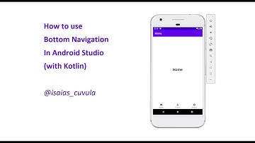 How to use Bottom Navigation Bar in Android with kotlin