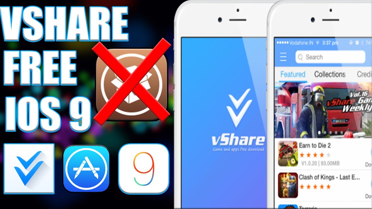 How to Get Free Apps & Games on iOS 9 Without a Jailbreak! (Vshare) - YouTube