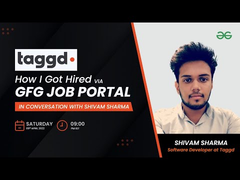 How I got hired via GFG Job Portal | Get Hired With GeeksforGeeks