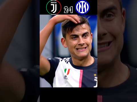 Juventus Vs Inter Milan || Dybala comeback hattrick goal || seria A #shorts #football #youtubeshorts