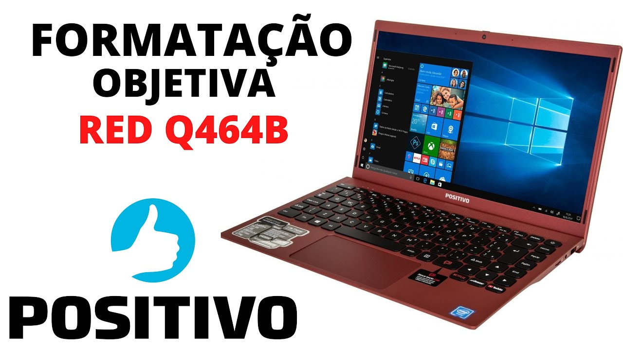 FORMATAÇÃO NOTEBOOK POSITIVO RED - YouTube