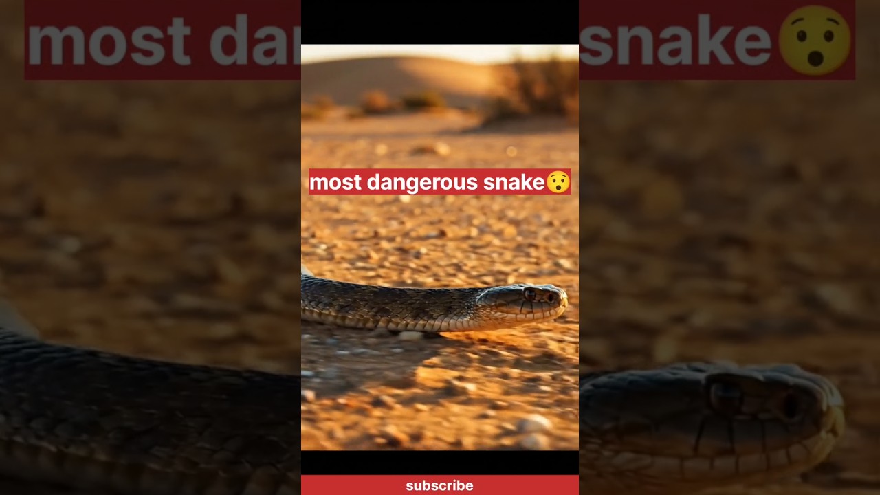 “Duniya Ka Sabse Khatarnak Saap | Inland Taipan Facts”