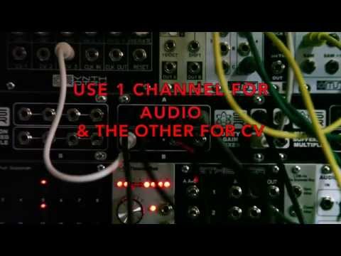 Synthrotek Eurorack 1U Unity Gain Mixer - KIT DIY Modular Synth