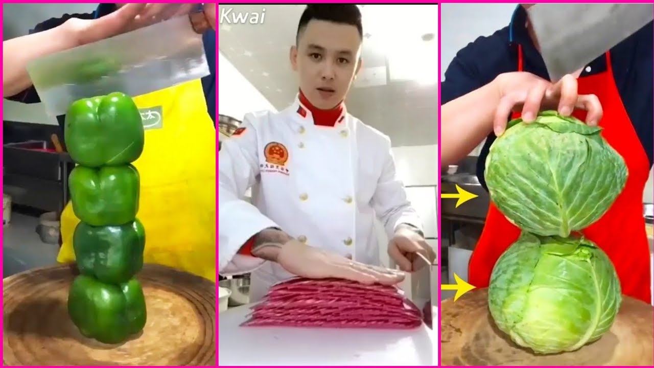 😮Super Asian Ninja Knife Skills | Asian Techniques For Cutting Vegetables P(2)