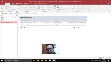 Praktek Membuat Komponen Databse Report di Microsoft Access Bagian #2