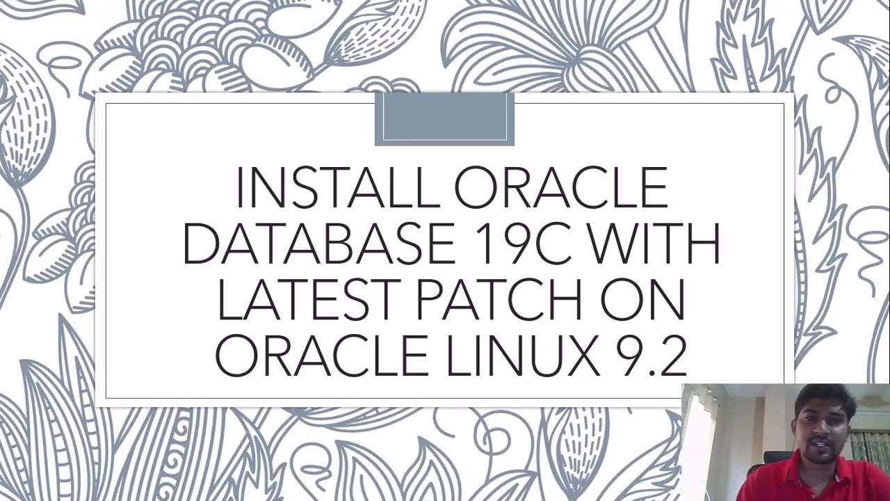 (Part-1)Install Oracle Database 19c with latest patch 1… — Transcript