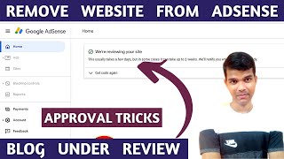 how to remove website to google adsense |  adsense approval