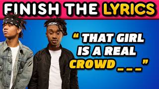 Finish the lyrics 🎵 2010s Rap Edition (Popular rap songs of 2010 to 2019)