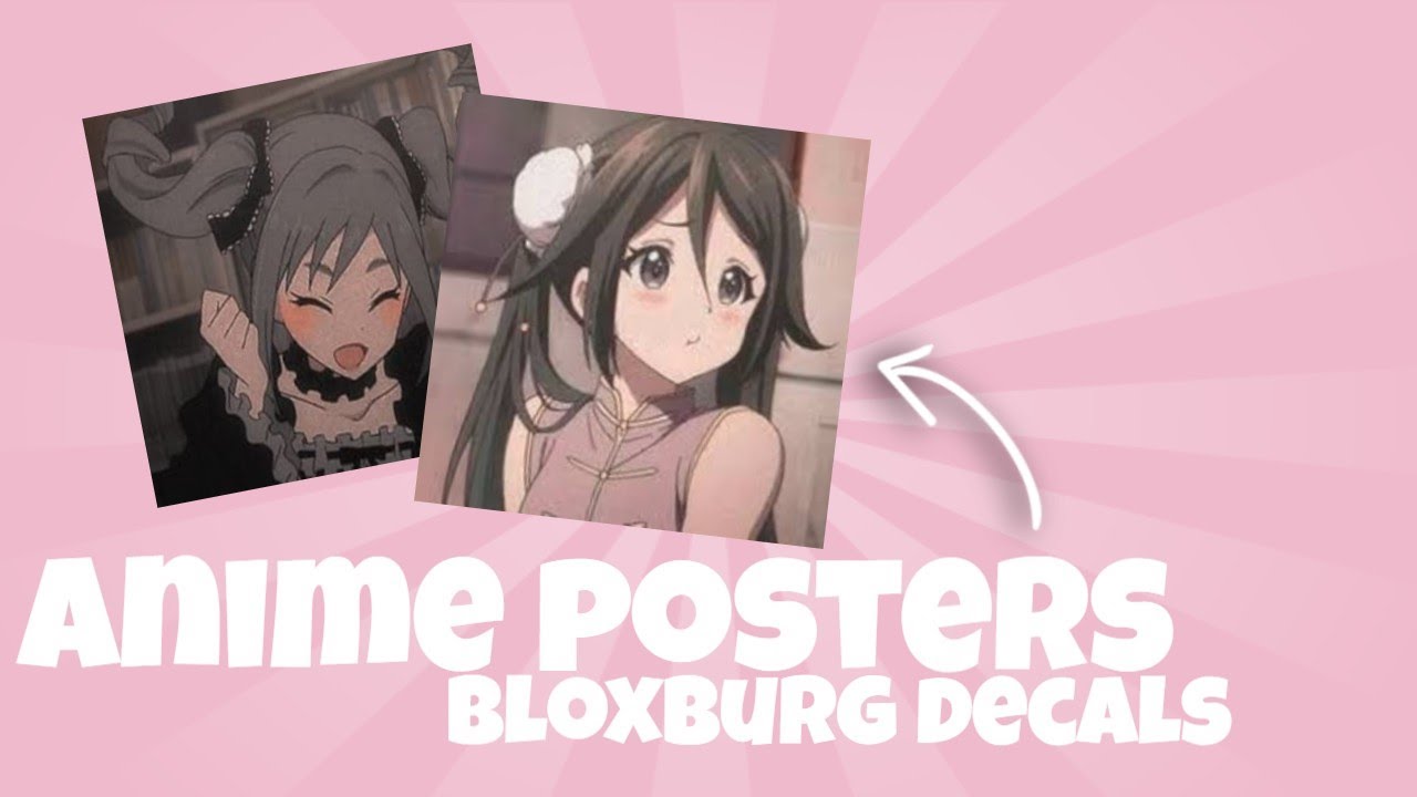 anime bloxburg decals // iispxrkles YouTube