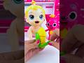 Minnie Mouse &amp; Pinkfong Eats Corn Toy 🌽 | Satisfying ASMR Kitchen Unboxing #shorts