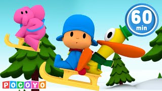 ❄️ Låt oss åka Kälke i Snön! Pocoyos Julrace | Pocoyó 🇸🇪 Svenska | Tecknade filmer för barn