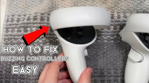 How to fix oculus controllers if buzzing￼