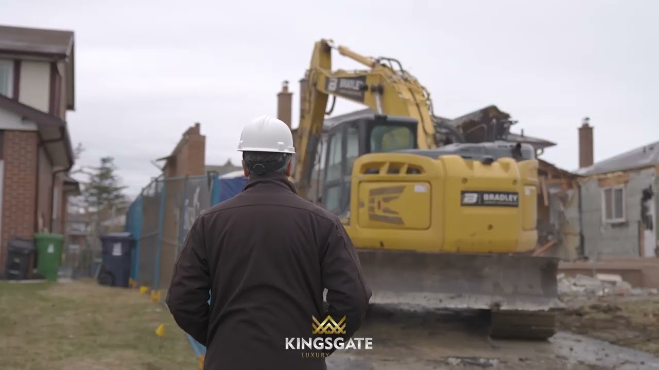 Demolition Begins at 7 TAVERLY ROAD