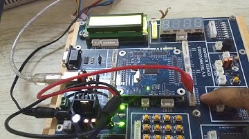SQUARE WAVE GENERATION  DAC USING LPC 1768 EMBEDDED CONTROLEER LAB