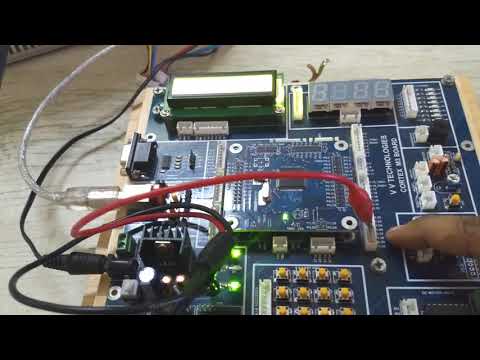 SQUARE WAVE GENERATION  DAC USING LPC 1768 EMBEDDED CONTROLEER LAB