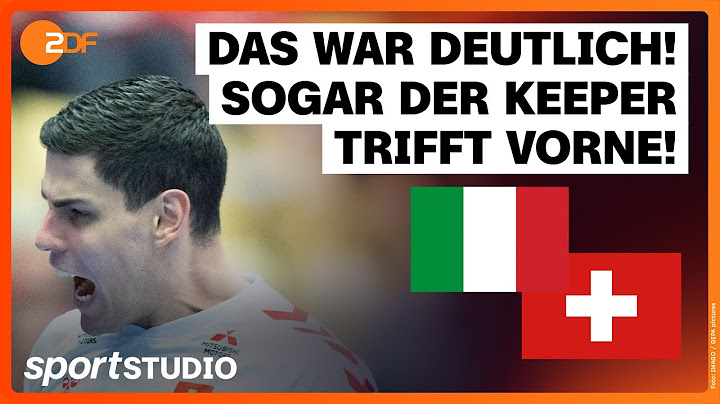 Italien – Schweiz Highlights | Handball-WM 2025 | sportstudio