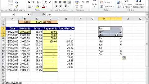 Como copiar a fórmula de uma célula para outra no Excel?