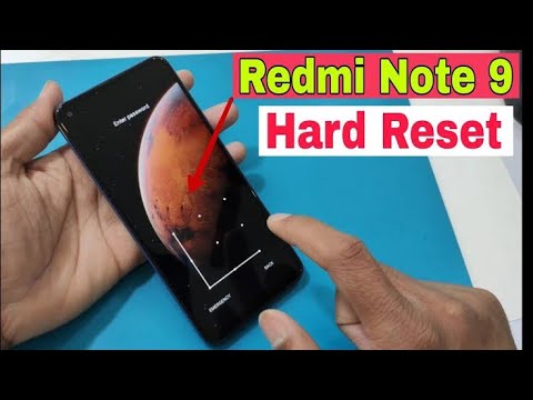 Xiomi Redmi Note 9 Hard Reset / Pattern Unlock