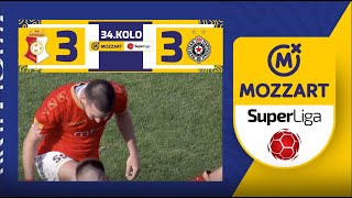 Mozzart Bet Super liga 2023/24 - 34.Kolo: NAPREDAK - PARTIZAN 3:3 (2:1)