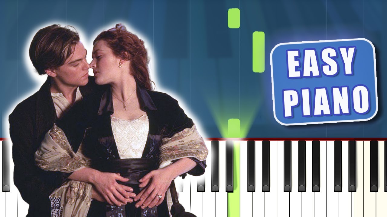 Titanic (flute + piano) tutorial My heart will go on Easy piano