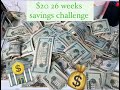 $20 26 week savings challenge UPDATE l DECISION MADE