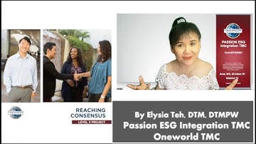 How to do Level 3 Pathways project - Reaching Consensus - Elysia Teh, DTM, DTMPW