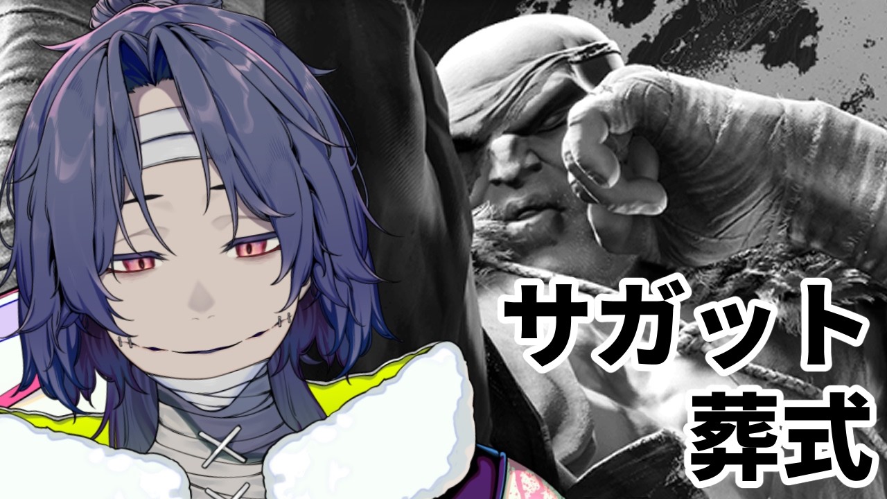 初心者サガットの葬式会場。 ついでにオリジナルアケコン天板お披露目回。 ダイヤ2~ その17【#vtuber 】