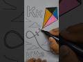 🪁 Kite coloring and Drawing #coloringadventure 🎨