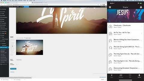 Series Engine Integration for Tithe.ly Church App Sermon Series