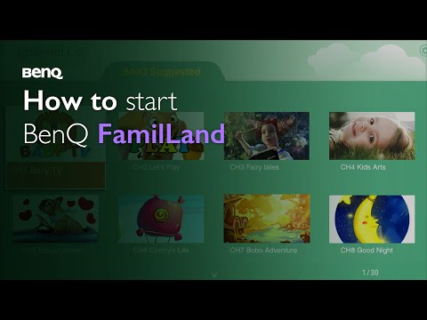 How to Start the BenQ FamiLand?