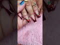 #fyp #viral #nails #frenchie #rednails #redfrenchnails #cherrys