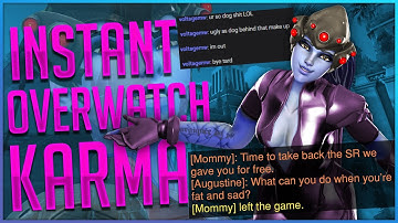INSTANT KARMA after teammates blame me for playing Widowmaker...