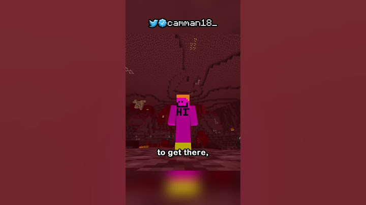 the nether roof is overpowered.