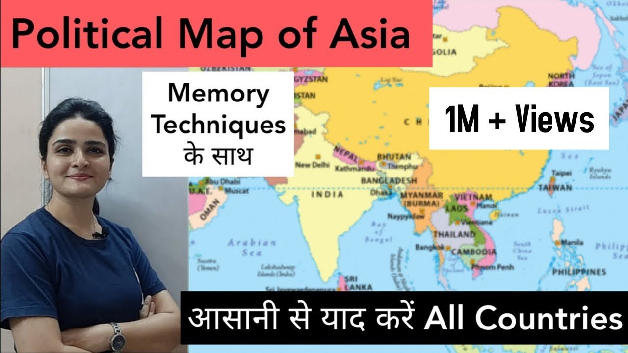 World Map Asia Political Map Learn All Countries On Map Youtube