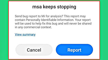 how to fix msa keeps stopping error mi xiaomi | msa has stopped working xiaomi | redmi phone
