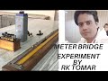 Meter bridge experiment class 12 //#meterbridge // meter bridge - resistance of a wire