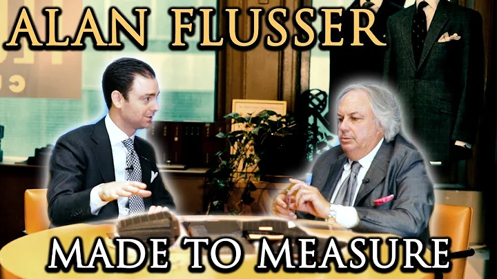 ALAN FLUSSER IS MAKING ME A MADE-TO-MEASURE SUIT!!...