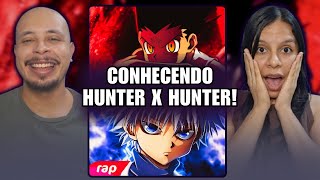 Casal React 2 Em 1 Rap Do Gon Rap Do Killua Hunter X Hunter Nerd Hits