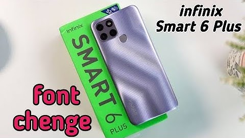 How To Change Font Style In Infinix Smart 6 Plus, Font Change Setting
