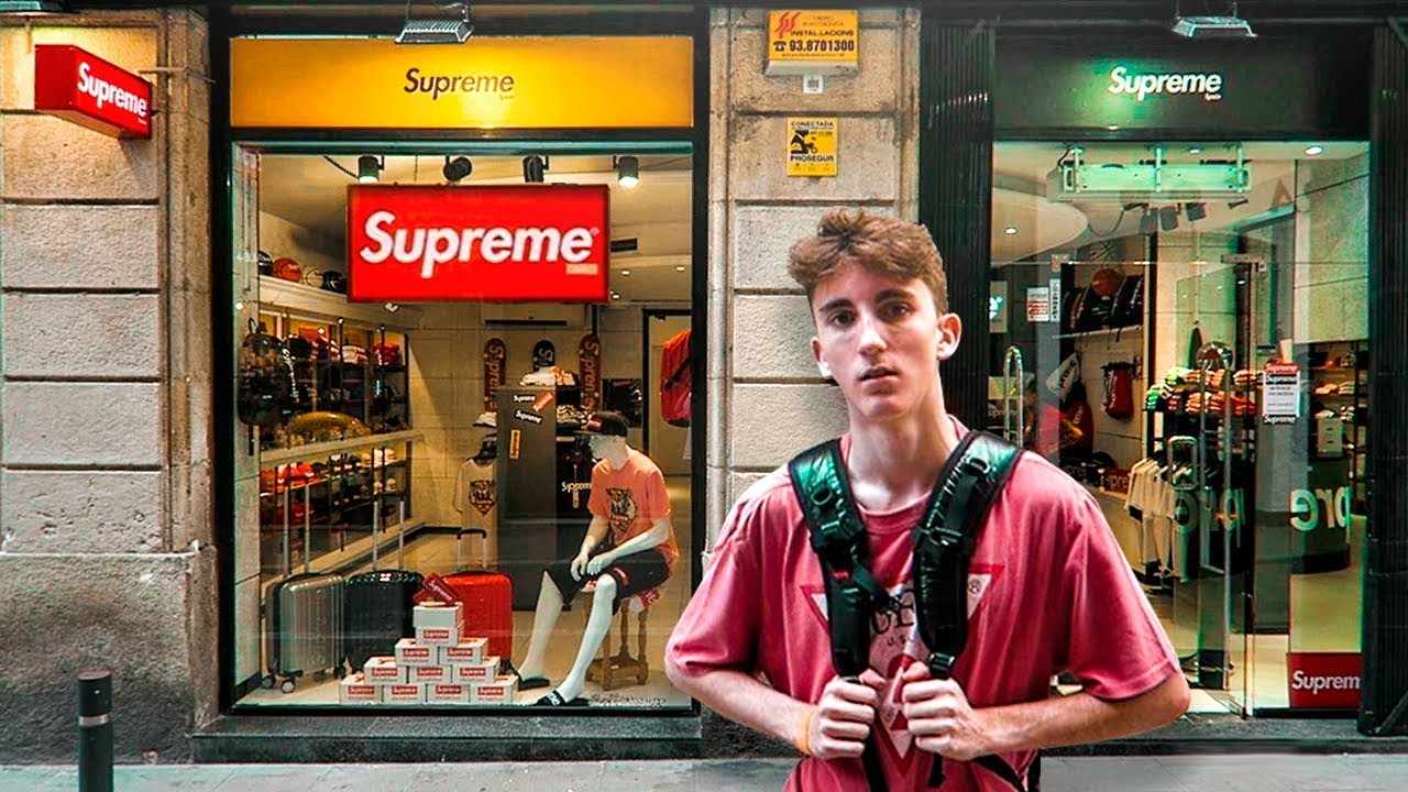 VISITO LA TIENDA DE SUPREME FAKE EN ESPAÑA!! - YouTube