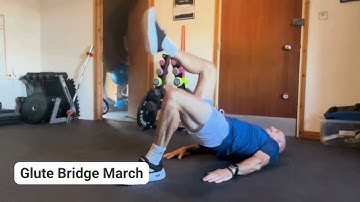 Glute Bridge March | Core & Glute Stability Exercise Demonstration
