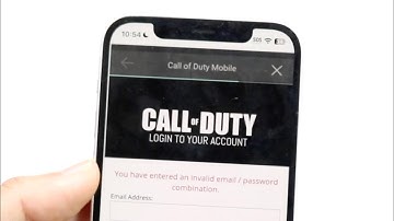 How To FIX Call Of Duty Mobile Invalid Email Or Password! (2024)