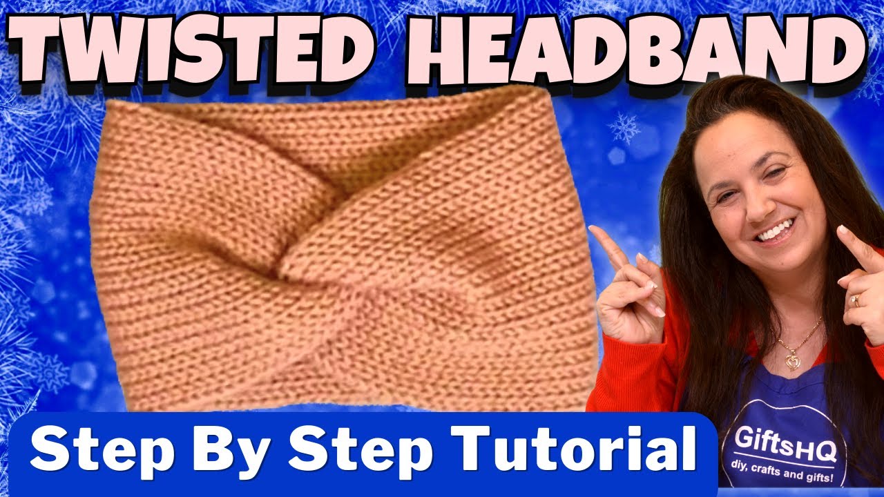Easy Beginner Twisted Headband: Sentro/Addi Knitting Machine